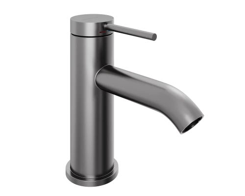 Смеситель д/раковины Abelsberg Fluida ERF22001GM, космическая сталь