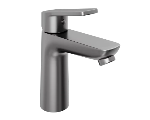 Смеситель д/раковины Abelsberg Lineara UNF23508GM, космическая сталь