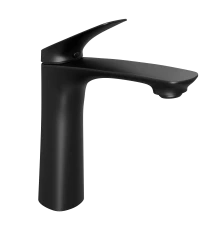 Смеситель для раковины Abelsberg Perfecta INF60101MB, вулканический черный