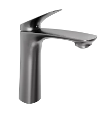 Смеситель для раковины Abelsberg Perfecta INF60101GM, космическая сталь