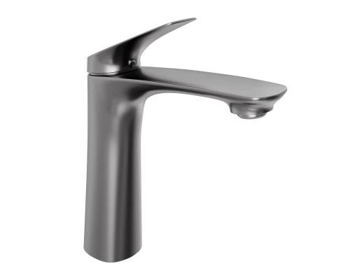 Смеситель д/раковины Abelsberg Perfecta INF60101GM, космическая сталь