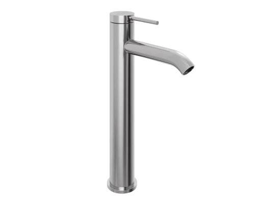 Смеситель д/раковины Abelsberg Fluida ERF22003CH высокий, глянцевый хром