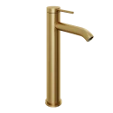 Смеситель для раковины Abelsberg Fluida ERF22003BG высокий, королевское золото