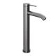 Смеситель д/раковины Abelsberg Fluida ERF22003GM высокий, космическая сталь