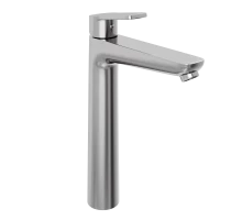 Смеситель для раковины Abelsberg Lineara UNF23509CH высокий, глянцевый хром