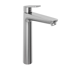 Смеситель для раковины Abelsberg Lineara UNF23509CH высокий, глянцевый хром