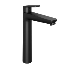 Смеситель для раковины Abelsberg Lineara UNF23509MB высокий, вулканический черный