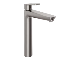 Смеситель для раковины Abelsberg Lineara UNF23509BN высокий, титан