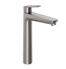 Смеситель для раковины Abelsberg Lineara UNF23509BN высокий, титан