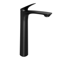 Смеситель для раковины Abelsberg Perfecta INF60102MB высокий, вулканический черный