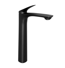 Смеситель для раковины Abelsberg Perfecta INF60102MB высокий, вулканический черный