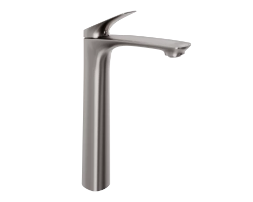 Смеситель д/раковины Abelsberg Perfecta INF60102BN высокий, титан