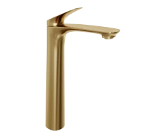 Смеситель для раковины Abelsberg Perfecta INF60102BG высокий, королевское золото