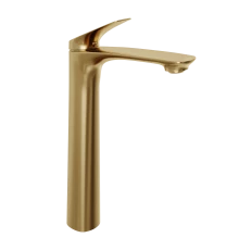 Смеситель для раковины Abelsberg Perfecta INF60102BG высокий, королевское золото