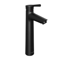 Смеситель для раковины Abelsberg Solida AMF20091MB высокий, вулканический черный