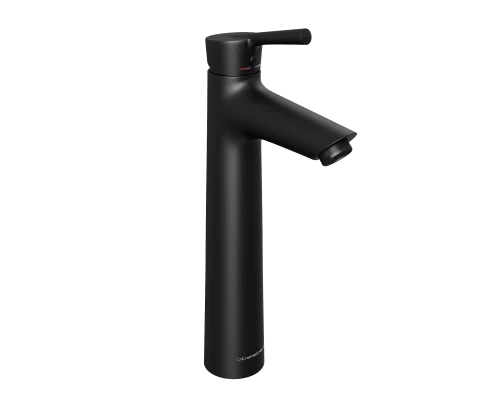 Смеситель д/раковины Abelsberg Solida AMF20091MB высокий, вулканический черный