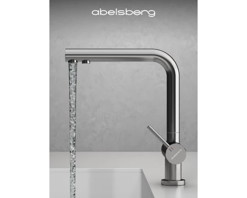 Смеситель д/кухни Abelsberg Pura UVF70929CH c фильтром д/воды, цвет глянцевый хром