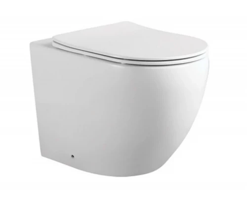 Унитаз Splendy Light, белый, безободковый, приставной, LI10156PTNWG