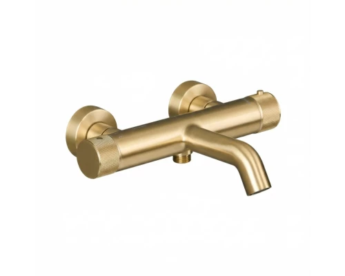 Смеситель для ванны Splendy Passion, термостатический, золото матовое, PA203N2T220GM