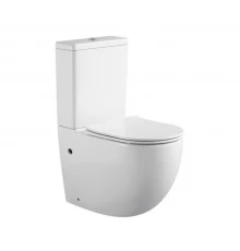 Унитаз Splendy Light напольный безободковый белый с сиденьем, LI10163FYWG