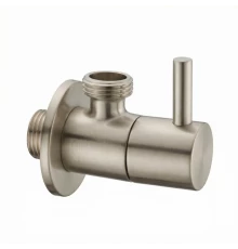 Вентиль запорный угловой Splendy 1/2" никель брашированный, AA206NAPNB