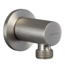 Шланговое подсоединение Splendy круглый отражатель, оружейный металл брашированный, AA215NRLAB