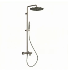 Душевая стойка Splendy Relax P, термостатический смеситель, оружейный металл брашированный, RP208ZTR30C1AB