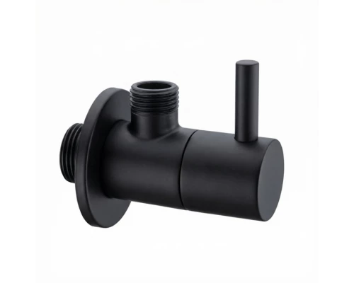 Вентиль запорный угловой Splendy, черный матовый 3/8", AA206NA8PBM