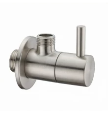 Вентиль запорный угловой Splendy, 3/8", никель брашированный, AA206NA8PNB