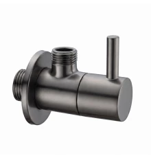 Вентиль запорный угловой Splendy, 3/8", оружейный металл брашированный, AA206NA8PAB