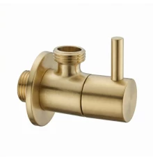 Вентиль запорный угловой Splendy 1/2" золото матовое, AA206NAPGM