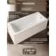 Ванна из литьевого мрамора ES.M Modena-NA 170 х70 см  ESN8817002 white