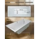 Ванна из литьевого мрамора ES.M Melan 170 х75 см  ESM8817005 white