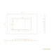 Клавиша смыва Knotlor BIS106BL, черный  (серия 1)