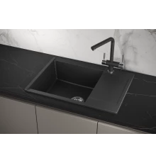 Кухонная мойка GRANULA (7003, ЧЕРНЫЙ)