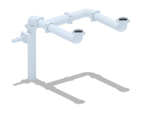 Набор для дв. универс. разноурсифона 240 без вып., ANI PLAST