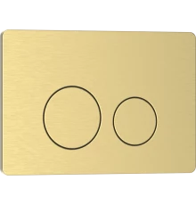 Кнопка смыва IBERICA BLANCA INOX-O нержавеющая сталь, золото матовое (IB.B081.005.003)