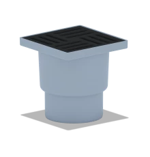 Трап нерегулируемый. вертикальный. вып.110 решетка чугун 15*15,, ANI PLAST