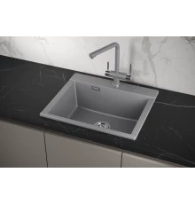 Кухонная мойка GRANULA (5804, АЛЮМИНИУМ)