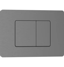 Кнопка смыва IBERICA BLANCA INOX-C нержавеющая сталь, вороненая сталь (IB.B011.008.000)