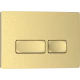 Кнопка смыва IBERICA BLANCA ESTI-R ABS-пластик, золото матовое (IB.B021.005.000)