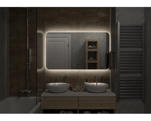 Зеркало Burzhe Led 1200х700 бесконтактный сенсор