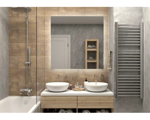 Зеркало Trezhe Led 1000х1000 бесконтактный сенсор