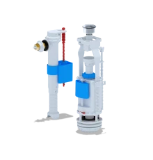 Набор с бок. подв.  1/2 латунь кноп. хром. двойная, ANI PLAST