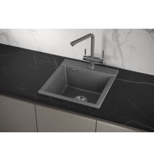 Кухонная мойка GRANULA (4701, ГРАФИТ)