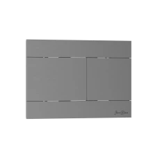 Кнопка смыва IBERICA BLANCA INOX-R нержавеющая сталь, вороненая сталь (IB.B015.02)