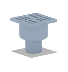 Трап верт.вып. 50 н/рег. срешеткой из пластика 10х10, ANI PLAST