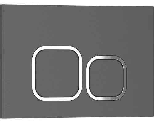 Кнопка смыва IBERICA BLANCA ESTI-Q ABS-пластик, серый матовый (IB.B083.007.000)