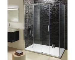 [303497] Душевой уголок Jacob Delafon Contra, 100 x 90 см, E22T91-GA/E22T101-GA, профиль хром, двустворчатый +104590 ₽