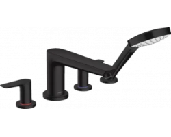 [336412] Смеситель Hansgrohe Talis E 71748670 для ванны, черный матовый +65410 ₽